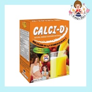 Calci-D แคลซี่-ดี แคลเซียม 1600มก 10ซอง รสส้ม ผสมวิตามินสูง ผลิตภัณฑ์เสริมอาหารแคลเซียม