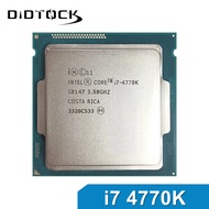 Intel | Intel Core i7 4770K Processor SR147 3.5GHz Socket LGA 1150 Quad-Core Desktop CPU