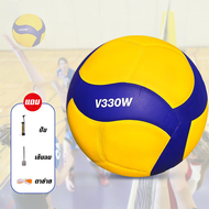 ของแท้ 100% ลูกวอลเล่ย์บอล V200W V300W V330W MVA200 MVA300 MVA330 หนังPU นุ่ม อุปกรณ์วอลเลย์บอล วอลเ