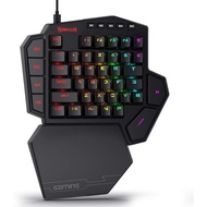 Redragon K585 DITI Wired One-Handed RGB Mechanical Gaming Keyboard, 42 Keys Type-C Professional Gami