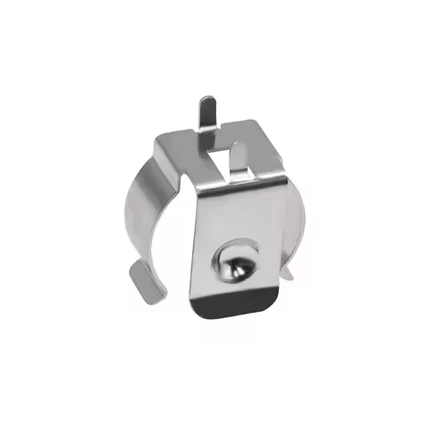 THM/DIP AA CR2 CR123A Battery Clip Metal 14500, 14250 Battery Holder BC-9211-NI