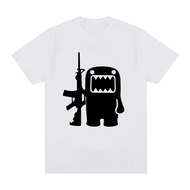 Retro Domo Kun AK47 T-shirt - Women's Casual Oversized Short Sleeve Streetwear
