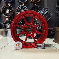 [4PCS] New Sport Rim 15inch Promax Wheels CE28 15X7JJ ET28 4H100 CANDY RED