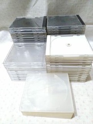 空光碟片盒 空CD盒 CD殼 DVD盒 光碟盒 空白盒 塑膠盒 透明 壓克力 單片 多片
