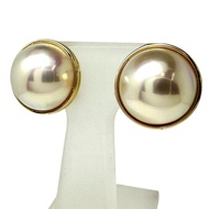 TASAKI/Tasaki Mabe 珍珠/珍珠 13.2mm 耳環 K18 金 7.8g 女士 [二手]