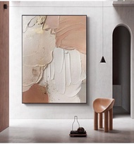 Hand-Painted Abstract Painting On Canvas Large Wall Art Modern Home Decor Minimalist Art Textured Pa