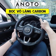 Car steering wheel cover made of high quality carbon leather, anti-slip and anti-slip, suitable for 