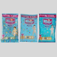 Baby Happy Pants M L XL Body Fit Popok Satuan / Renceng Pampers