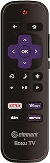 OEM Replacement Remote Control Compatible with All Element Roku TV Smart 4K Ultra HDTV 【Only Works with Element Roku TV, Not for Roku Stick and Roku Box】 (Netflix/Disney Plus/Apple TV+ / HBO Max)