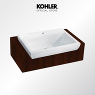 KOHLER (จัดส่ง 5-7 วัน) Parliament Semi-Recessed Lavatory Single Hole อ่างล้างหน้าแบบฝังครึ่งเคาน์เต