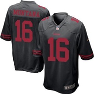 Ang pinaka-popular na quality embroidered jersey Hot NFL Football Jersey Mens 49ers 16 Joe Montana F