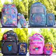 Australia smiggle Stationery Student Schoolbag Burden-Reducing Backpack+Pen Case Set