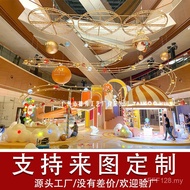 Arca Gentian Kaca Besar Kartun IP Mall Landskap Taman Watak Maskot Dalaman Hiasan Patung Luaran