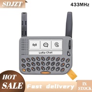 SDJZT ESP32-S3เพจเจอร์แบบพกพา IOT อุปกรณ์แสดงผลขนาด2.33นิ้วคีย์บอร์ด QWERTY SX1262 nfc rfid เวอร์ชัน