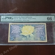 PMG 5 rupiah seri bunga tahun 1959 choice 66 EPQ