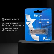 1CLICK2BUY Netac Flashdisk USB 3.0 Type C - U782C