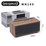 ลำโพงบลูทูธ BW-1109 ลำโพงไร้สาย 10W 4ดอก ซาวด์บาร์ลายไม้ สไตล์คลาสสิค เสียงดี แบตอึด พกพาสะดวก