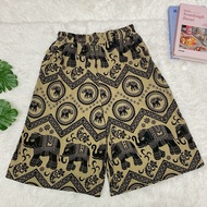 11 Elephant Pattern Pants 5-Inch Legs