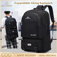 Ready Stock 】56-75L Hiking Backpack Large Capacity Backpack Travel Outdoor Bag Waterproof Mountain B
