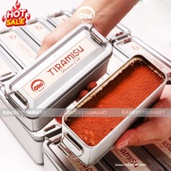 Tiramisu Tin Box, Pineapple Cake Box, Cookie Box, Cold Cake Box, 450ml Food Container with Lock Supe