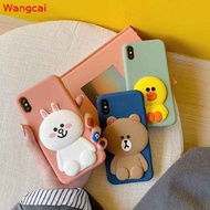 Huawei Nova 5i 5 4 3e 3i 3 2s P30 Lite P20 P10 Pro Plus Case 3D Bear Rabbit Yellow Duck Cute Cartoon Soft Case Cover