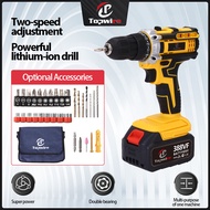 Topwire Impact Drill/Battery Drill/Cordless Drill/Electric Drill/Electric Drill Set/Hand Electric Dr