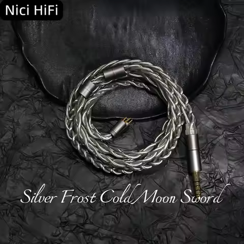 Nici HiFi-10 In-Ear Headphone Extension Cable with 2.5/3.5/4.4mm Balance, MMCX/2Pin/IE900 for Delci 