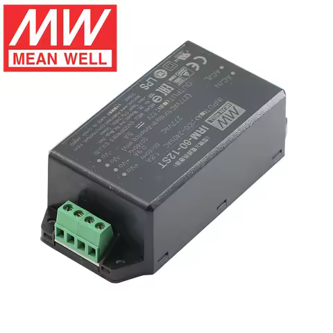 MEAN WELL IRM-30/45/60/90W Modular Power Supply 110V 220V AC to DC 5V 12V 15V 24V 45V PCB Green Swit