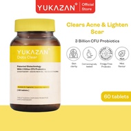 Yukazan Dots Clear 60's Probiotics Chewable Supplement Reduce Acne / Lighten Scars / Anti Acne / Ski