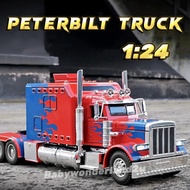 Die Cast 1:24 Heavy Truck Peterbilt 389 Diecast Vehicle Models