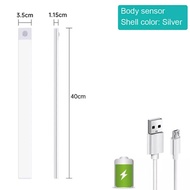10cm 20cm 30cm 40cm 60cm Ultra-Thin Intelligent Wireless Motion Sensor USB Rechargeable LED Night Li