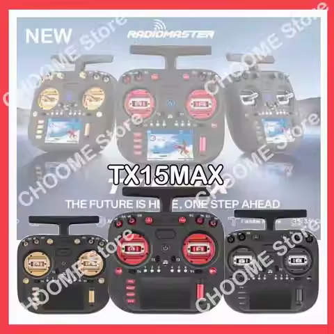 Radiomaster TX15 Max With AG02 CNC Hall Gimbal Built-in Gyro Microphone 3.5inch IPS Touchscreen Radi