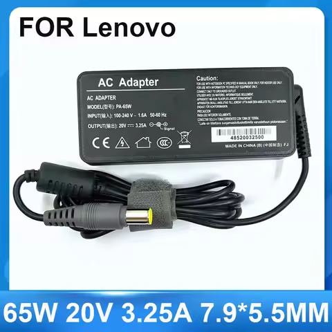 65W 20V 3.25A 7.9*5.5mm AC Laptop Adapter For Lenovo IBM C100 C200 N200 X200 X300 R400 R500 T410 T51