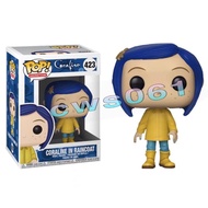 FUNKO POP Animation CORALINE Action Figurine Coraline In Raincoat#423 Vinyl Figure Toy