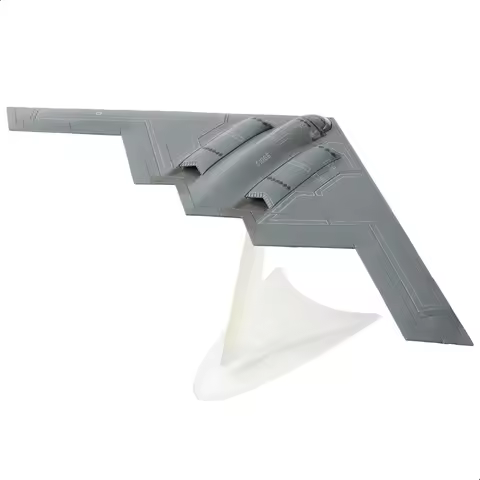 NUOTIE 1/200 B-2A Spirit Stealth Strategic Heavy Bomber AF 82-1066 Metal Diecast Model with Stand Ad