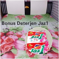 Promo Gratis Sabun Deterjen Jaz1 (Bisa COD).. Motif Bunga Mawar merah Sprei Sprai warna hijau Ukuran