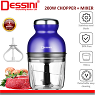 DESSINI ITALY RS-1686 900mL Capsule Cutter Spin Chopper Blender Grinder Mixer Mincer Masher Shredder