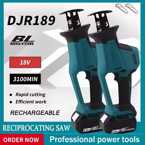 Fit Makita DJR189 Cordless Electric Reciprocating Saw Brushless Rechargeable Wood Metal Cutting Saw 