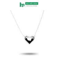 Dây Và Mặt Dây Chuyền Nữ Bạc Hiểu Minh DMD084 - Trái Tim - Bảo Hành Vĩnh Viễn ( Hàng Chính Hãng )
