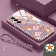 YYsimpleCute Casing Casing for Oppo Reno 12 5G Reno 12 F Reno12 Pro 5G 12F Cute Little Flower Bear E