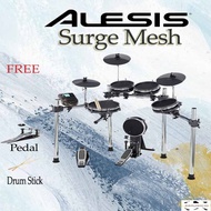 Alesis Surge Mesh Kit 5-Piece Electronic Drum Kit / Drum Set / Digital Drum w/ Drumstick and Adapter