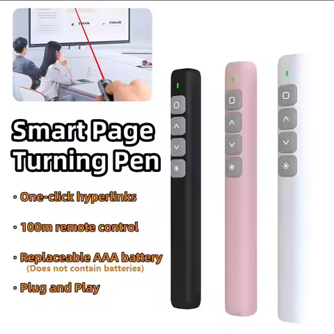 Wireless Presenter Smart Page Turning Pen PPT Page Turner Pen with Remote Control PPT Presentation U