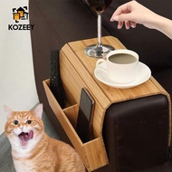 KOZEEY Couch Cup Holder Wood Space Saving Pen recliner Couch Caddys Bedside Holder