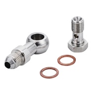 1 Set Turbo Oil Feed Banjo Bolt Kit M10x1.25 to 4AN Turbo Oil Feed for Mitsubishi EVO 1-10 4G63T 4B1