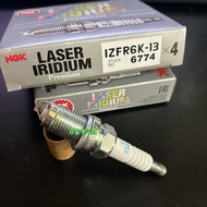 NGK6774 Iridium Platinum Spark Plug IZFR6K13 Front Style Fit Sidi Concept 1.3 1.5 Accord