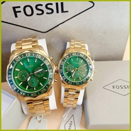 ✟ ├ ✒ ◵ Fossil stainless steel fashion watch for men women couple watch water proof  Non tarnish Wr