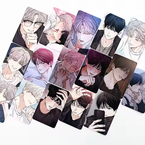 16PCS Korean Webtoon Stage Behind Lomo Cards Set - High-Quality Photocards Perfect Gift for BL Fans
