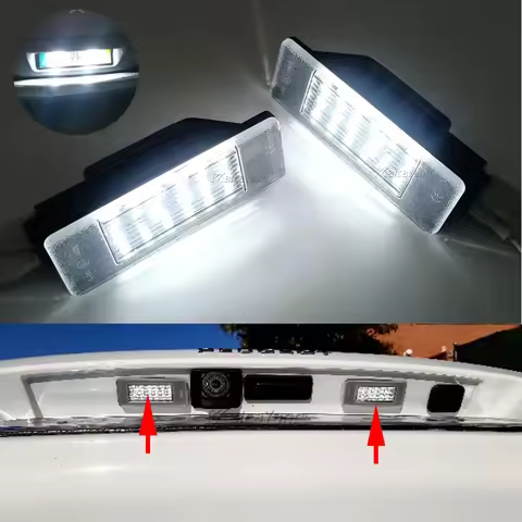 For Peugeot 106 1007 207 307 308 3008 406 407 508 607 For Citroen Berlingo C2 C3 C4 C5 C6 C8 LED Lic
