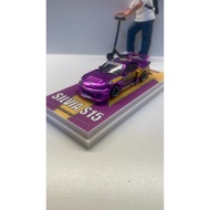 Time Micro 1: 64 Nissan S15 LBWK Lightning Coating Brand New Only Unpacked Photography, No Play.Read