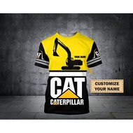 Personalized Cat Caterpillar Tshirt / Baju Microfiber Jersi / Jersey Sublimation / Tshirt Jersey